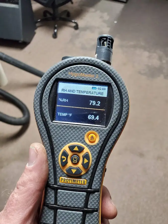 Moisture meter humidity assessment for Mold Remediation & Removal in Wellington